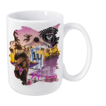 Lionel Messi Miami, Κούπα Mega, κεραμική, 450ml
