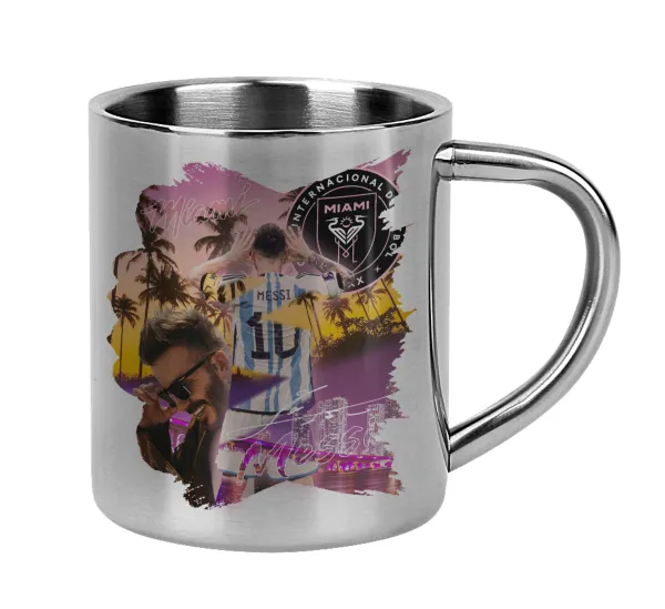 Lionel Messi Miami — Mug Stainless steel double wall 300ml