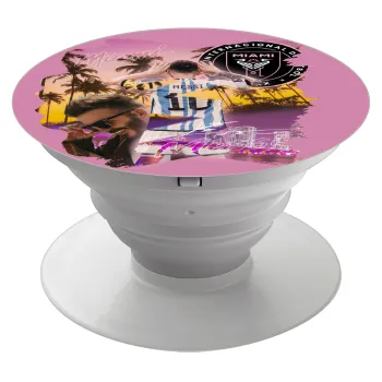 Lionel Messi Miami, Phone Holders Stand  Λευκό Βάση Στήριξης Κινητού στο Χέρι