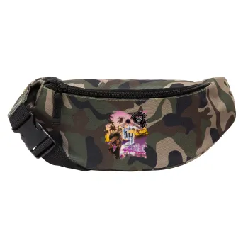 Lionel Messi Miami, Unisex waist bag (banana) in Jungle camouflage color with 2 pockets
