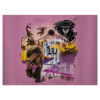 Lionel Messi Miami, Επιφάνεια κοπής γυάλινη (38x28cm)