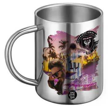 Lionel Messi Miami, BIG Mug Stainless steel double wall (450ml)