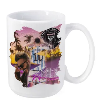 Lionel Messi Miami, Κούπα Mega, κεραμική, 450ml