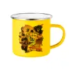 Yellow Enamel Metallic Cup 360ml