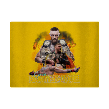 Conor McGregor Notorious, Επιφάνεια κοπής γυάλινη (38x28cm)