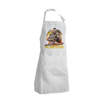 Conor McGregor Notorious, Adult Chef Apron (with sliders and 2 pockets)