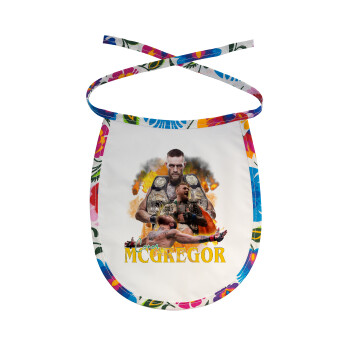Conor McGregor Notorious, Σαλιάρα μωρού αλέκιαστη με κορδόνι Χρωματιστή