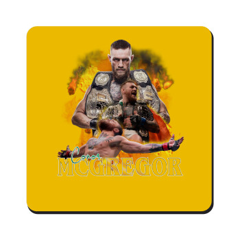Conor McGregor Notorious, Τετράγωνο μαγνητάκι ξύλινο 9x9cm