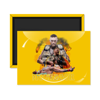 Conor McGregor Notorious, Ορθογώνιο μαγνητάκι ψυγείου διάστασης 9x6cm