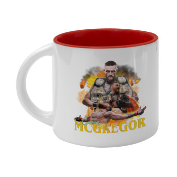 Conor McGregor Notorious, Κούπα κεραμική 400ml Λευκή/Κόκκινη