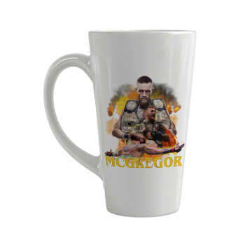 Conor McGregor Notorious, Κούπα κωνική Latte Μεγάλη, κεραμική, 450ml