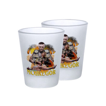 Conor McGregor Notorious, Σφηνοπότηρα γυάλινα 45ml του πάγου (2 τεμάχια)