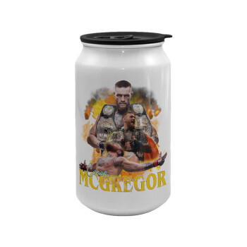 Conor McGregor Notorious, Κούπα ταξιδιού μεταλλική με καπάκι (tin-can) 500ml