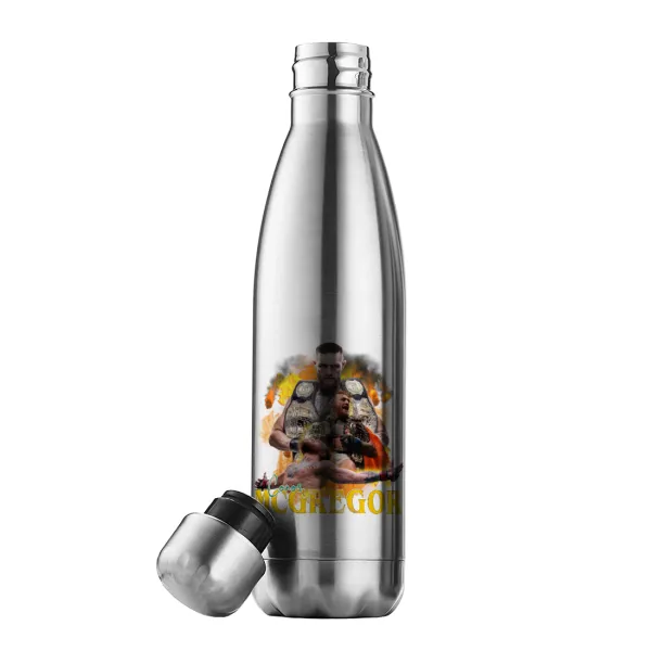 Conor McGregor Notorious — Μεταλλικό παγούρι θερμός Inox (Stainless steel), διπλού τοιχώματος, 500ml