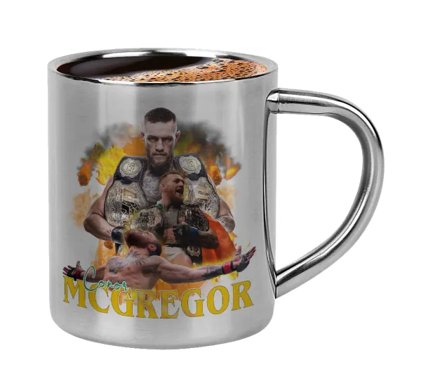 Conor McGregor Notorious — Double-wall metal cup for espresso (220ml)