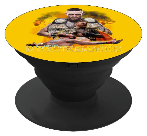 Conor McGregor Notorious — Phone Holders Stand  Μαύρο Βάση Στήριξης Κινητού στο Χέρι