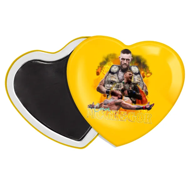 Conor McGregor Notorious — Μαγνητάκι καρδιά (57x52mm)
