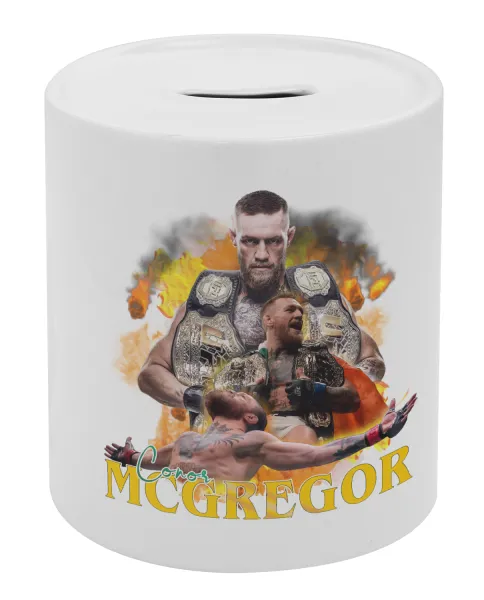 Conor McGregor Notorious — Κουμπαράς πορσελάνης με τάπα