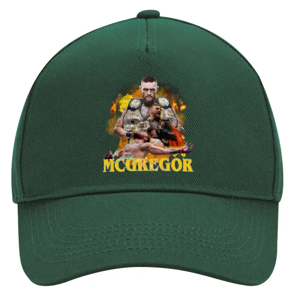 Conor McGregor Notorious — Καπέλο Ενηλίκων Ultimate ΠΡΑΣΙΝΟ, (100% ΒΑΜΒΑΚΕΡΟ DRILL, ΕΝΗΛΙΚΩΝ, UNISEX, ONE SIZE)