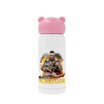 Conor McGregor Notorious, Pink stainless steel thermal flask, 320ml