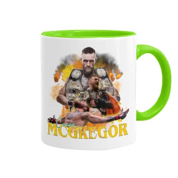 Conor McGregor Notorious, Κούπα χρωματιστή βεραμάν, κεραμική, 330ml