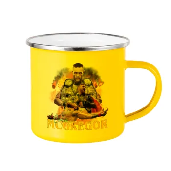 Conor McGregor Notorious, Yellow Enamel Metallic Cup 360ml