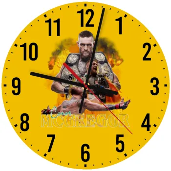 Conor McGregor Notorious, Ρολόι τοίχου ξύλινο (30cm)