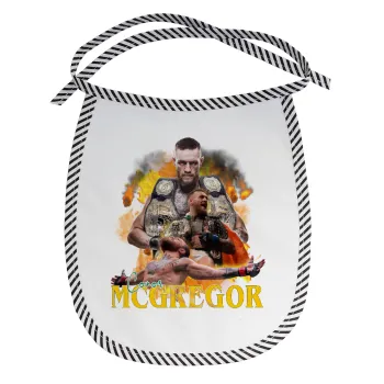 Conor McGregor Notorious, Σαλιάρα μωρού αλέκιαστη με κορδόνι Μαύρη