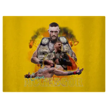 Conor McGregor Notorious, Επιφάνεια κοπής γυάλινη (38x28cm)