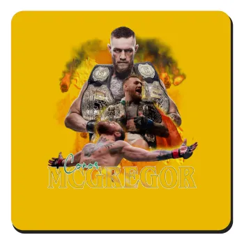 Conor McGregor Notorious, Τετράγωνο μαγνητάκι ξύλινο 9x9cm