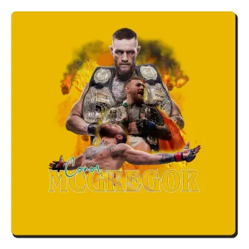 Conor McGregor Notorious, Τετράγωνο μαγνητάκι ξύλινο 6x6cm