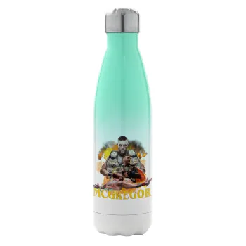 Conor McGregor Notorious, Metal mug thermos Green/White (Stainless steel), double wall, 500ml