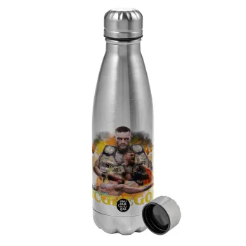 Conor McGregor Notorious, Metallic water bottle, stainless steel, 750ml