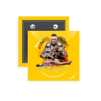 Conor McGregor Notorious, Κονκάρδα παραμάνα τετράγωνη 5x5cm