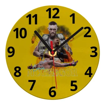 Conor McGregor Notorious, Ρολόι τοίχου γυάλινο (20cm)