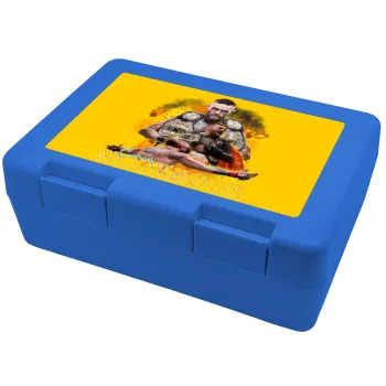 Conor McGregor Notorious, Children's cookie container BLUE 185x128x65mm (BPA free plastic)