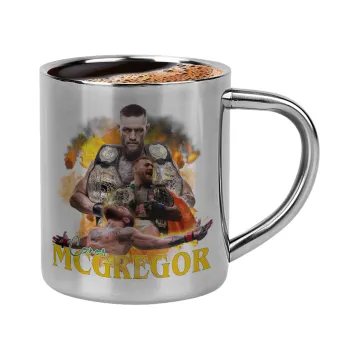 Conor McGregor Notorious, Double-wall metal cup for espresso (220ml)
