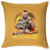 Sofa cushion YELLOW 50x50cm includes filling