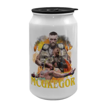 Conor McGregor Notorious, Κούπα ταξιδιού μεταλλική με καπάκι (tin-can) 500ml