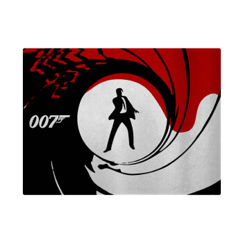 James Bond 007, Επιφάνεια κοπής γυάλινη (38x28cm)