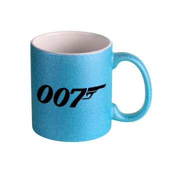 James Bond 007, Κούπα Σιέλ Glitter που γυαλίζει, κεραμική, 330ml