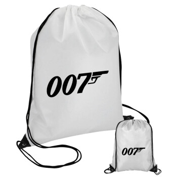 James Bond 007, Τσάντα πουγκί με μαύρα κορδόνια (1 τεμάχιο)