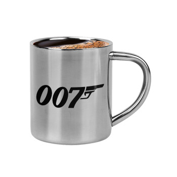 James Bond 007, Κουπάκι μεταλλικό διπλού τοιχώματος για espresso (220ml)