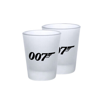 James Bond 007, Σφηνοπότηρα γυάλινα 45ml του πάγου (2 τεμάχια)