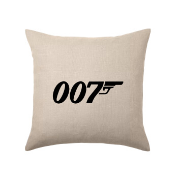 James Bond 007, Μαξιλάρι καναπέ ΛΙΝΟ 40x40cm περιέχεται το  γέμισμα