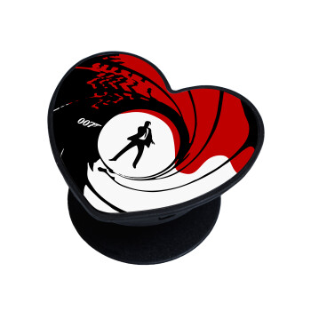 James Bond 007, Phone Holders Stand  καρδιά Μαύρο Βάση Στήριξης Κινητού στο Χέρι