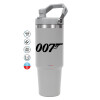 GREY color, 890ml (30oz) stainless Steel Tumbler with Handle