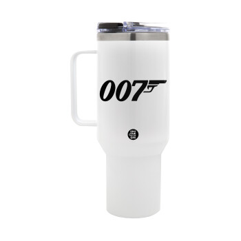 James Bond 007, Mega Stainless steel Tumbler with lid, double wall 1,2L
