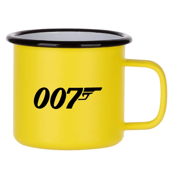 James Bond 007 — Κούπα Μεταλλική εμαγιέ ΜΑΤ Κίτρινη 360ml