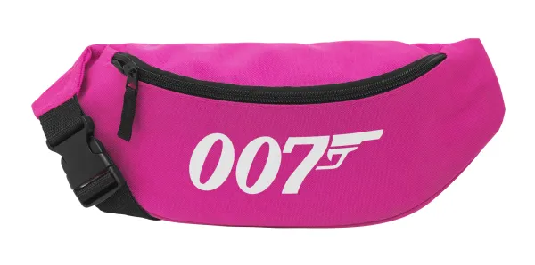 James Bond 007 — Unisex waist bag (banana) in PINK color with 2 pockets